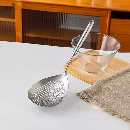 🎉 2026 Sale — Over 27 900 Sold!🍳 Stainless Steel Skimmer Slotted Spoon