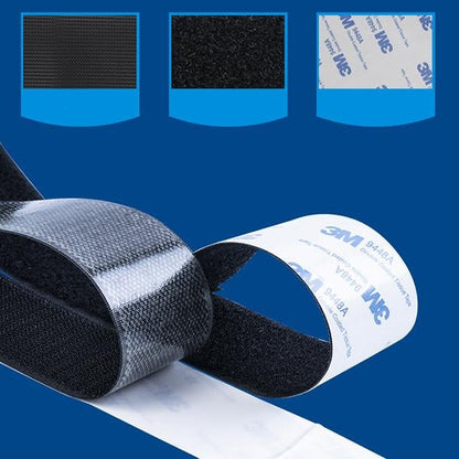9-meter self-adhesive hook-and-loop tape (back side)