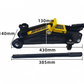 ⏳Limited-time 50% off⏰Heavy Duty 2T Hydraulic Trolley Jack🏋️‍♂️🚗