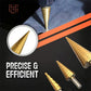 6 PCS Pagoda-Shaped Drill Bits Set with Storage Case