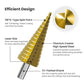 6 PCS Pagoda-Shaped Drill Bits Set with Storage Case