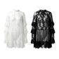 Elegant Hollow-Out Lace Dress