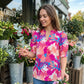 👚 50% OFF NOW! 🌸 Women's Casual Floral Shirt – Short Sleeve, Lightweight & Spring Ready – Breathable, Easy Care, Everyday Charm ☁️