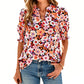 👚 50% OFF NOW! 🌸 Women's Casual Floral Shirt – Short Sleeve, Lightweight & Spring Ready – Breathable, Easy Care, Everyday Charm ☁️