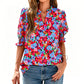 👚 50% OFF NOW! 🌸 Women's Casual Floral Shirt – Short Sleeve, Lightweight & Spring Ready – Breathable, Easy Care, Everyday Charm ☁️
