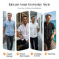 👕 LIMITED-TIME 50% OFF! ✨ Men's Loose Fit Short Sleeve Shirt – Solid, Breathable, Everyday Comfort ☀️