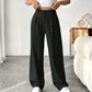 📢📢50% OFF !! ⏰ Women's High Waist Wide-Leg Pants – Belt Loops, Hidden Zipper, Flowing Fit 🌟