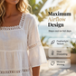 Elegant Square Neck Summer Blouse