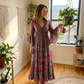 Women's Bohemian Floral Maxi Dress