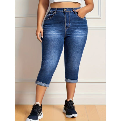 Women's Stretch High Rise Capri Pants
