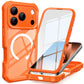 Magnetic Phone Case with Built-in Screen Protector