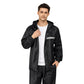Waterproof Raincoat and Pants Suit with Reflective Strips