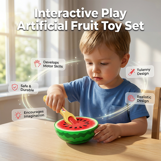 🍊2026 New Arrival 70% OFF&🛩️Free Shipping！！ 🍉Pretend Play Fruit Feeding Toy🍋‍🟩Premium Synthetic Materials, Joyful Family Bonding.