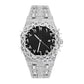 High-Luxury Diamond Quartz Watch