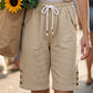 Women's Casual Drawstring Bermuda Shorts