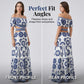 📢📢40% OFF !! ⏰Women’s Off-the-Shoulder Waist Cutout Daisy Printed Resort Dress