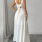 🏆LAST DAY SALE 50% OFF🔥Women's Sleeveless Square Neck Split Maxi Dress