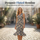 Elegant Floral Summer Midi Dress