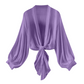 🧥 LIMITED-TIME 50% OFF! 💥 Women's Lightweight Chiffon Tie-Front Cardigan – Balloon Sleeves, Sheer, Layering ✨