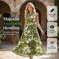 Women's Halter Neck Sleeveless Printed Dress
