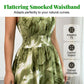 Women's Halter Neck Sleeveless Printed Dress