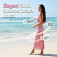 Elegant Floral Summer Beach Dress