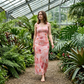 Elegant Floral Summer Beach Dress