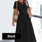 Women's Boho Chic Smocked Waist Maxi Dress