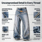 Women's Rhinestone Wide Leg Jeans