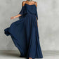 👗Women’s Elegant Cold Shoulder Flowing Maxi Dress