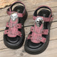 Women's Gothic Skull Platform Sandals