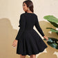Women's Plus Size Long Sleeve Knit Dress