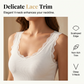 🔥Women's Slim Fit Sleeveless Top Ribbed Cami with Built-in Cups and Lace