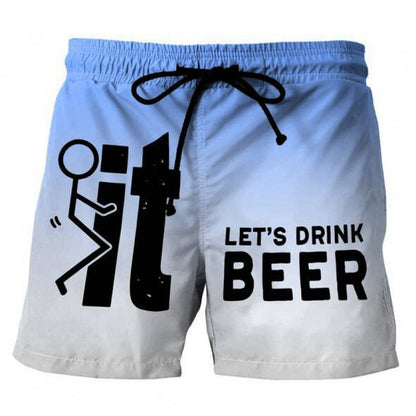 Men's 3D Graphic Printed Casual Shorts