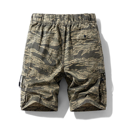 🩳 LIMITED-TIME 50% OFF! 💥 Trendy Camouflage Cargo Shorts – Cotton Blend, Utility Pockets, Drawstring Waist ✨
