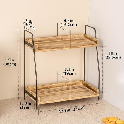 🌿 2-Tier Countertop Organizer Shelf 💪