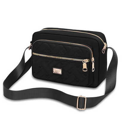 Multi-Layer Waterproof Oxford Crossbody Bag