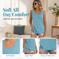 Women's Summer Sleeveless Tank Top Solid Color T-Shirt