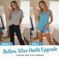 Women's Summer Sleeveless Tank Top Solid Color T-Shirt