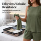 Women's Casual Two-Piece Set Sleeveless Back-Slit Top and Shorts