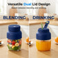 🎉 2026 Sale — Over 82,000 Sold! 🥤 High-Capacity Cordless Juicer Cup – 1300ml Turbo Blender with 6-Blade Vortex 🌀