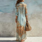 ⏳Limited-time 50% off⏰Women's Elegant Retro Print Maxi Dress👔👗