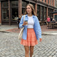 Women’s Elastic High Waist Tiered Ruffle Skort