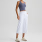 👖 LIMITED-TIME 50% OFF! ✨ Women's High-Waist Wide-Leg Capri Pants – Tummy Control, Slant Pockets, Stretch Fabric 🌿