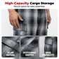 Men's Retro Plaid Loose Fit Cargo Pants