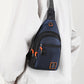 🎒✨ Waterproof Multi-pocket Crossbody Sling Bag – Organized Storage, Adjustable Strap, Headphone Jack 🌧️