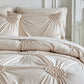 🛏️ ☁️Elegant Pinch Pleat Duvet Cover Set ✈️ Free Shipping