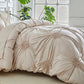 🛏️ ☁️Elegant Pinch Pleat Duvet Cover Set ✈️ Free Shipping