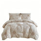 🛏️ ☁️Elegant Pinch Pleat Duvet Cover Set ✈️ Free Shipping