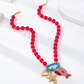 Vibrant Boho Coastal Beaded Necklace